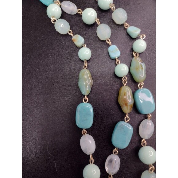 Vintage long bead necklace 70" - Picture 6 of 8